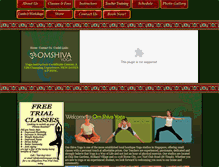 Tablet Screenshot of omshivayoga.com